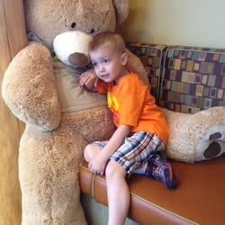 Just For Kids Dentistry - Kevin with the stuffed bear :-)