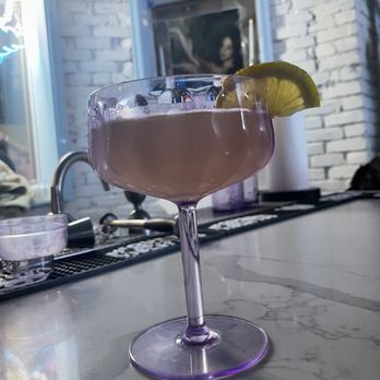 Sinners and Saints - aviation-like drink - Gay Bars Near Me - Washington, DC, District of Columbia