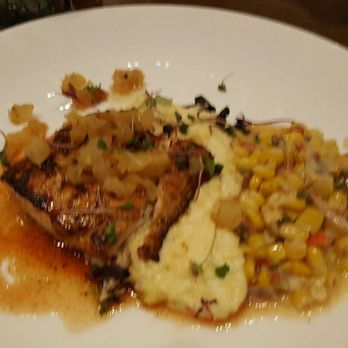 Primrose - Mahi mahi with grits and couscous - Sushi Bars Near Me - Destin, Florida Primrose - Mahi mahi with grits and couscous - Sushi Bars Near Me - Destin, Florida