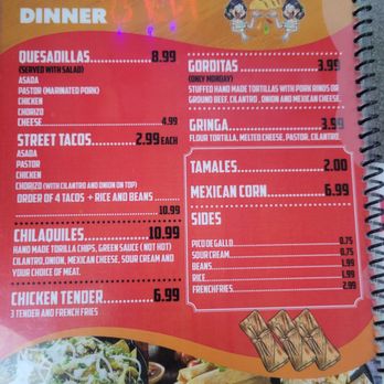 Sis-Tacos - Menu - Tacos Near Me - Raytown, Missouri