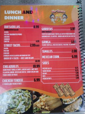 Menu photo 1 Sis-Tacos Raytown, MO
