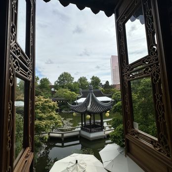 Lan Su Chinese Garden - View from cafe - Botanical Gardens Near Me - Portland, Oregon Lan Su Chinese Garden - View from cafe - Botanical Gardens Near Me - Portland, Oregon
