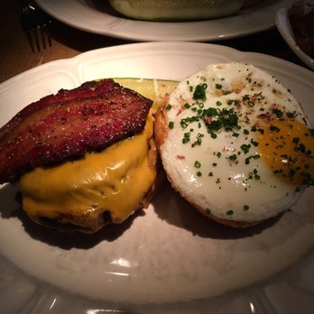 Au Cheval - The single with egg and bacon. - Bars Near Me - Chicago, Illinois Au Cheval - The single with egg and bacon. - Bars Near Me - Chicago, Illinois