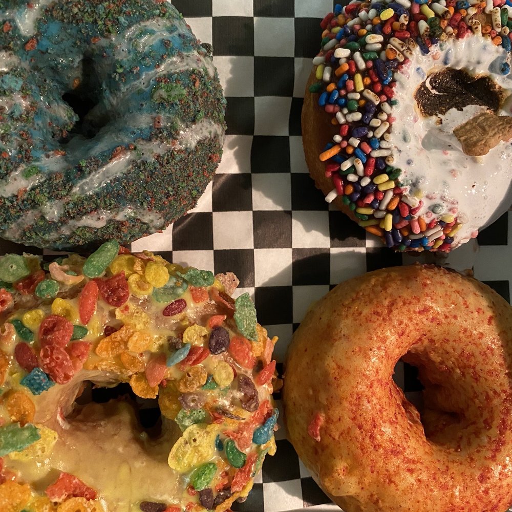 PURVÉ Donut Stop - Birthday donut, fruity pebbles, lemon li hing - Donuts Near Me - Honolulu, Hawaii PURVÉ Donut Stop - Birthday donut, fruity pebbles, lemon li hing - Donuts Near Me - Honolulu, Hawaii