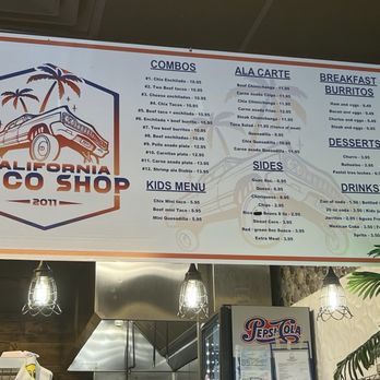 California Taco Shop - Menu - Tacos Near Me - Wexford, Pennsylvania