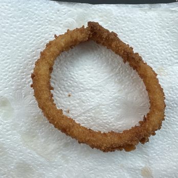 Swensons Drive-In - One onion ring on napkin to show you the size - American Near Me - Avon, Indiana Swensons Drive-In - One onion ring on napkin to show you the size - American Near Me - Avon, Indiana