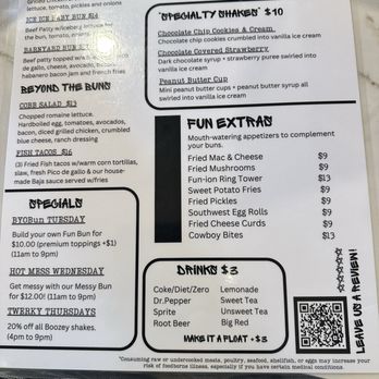 Fun Buns - Menu - Food Trucks Near Me - Spring Branch, Texas Fun Buns - Menu - Food Trucks Near Me - Spring Branch, Texas