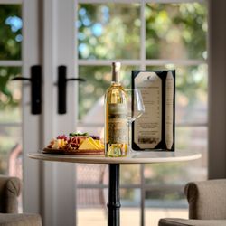 Defiance Vineyard - Charcuterie and bottle of Sanctum (white blend)