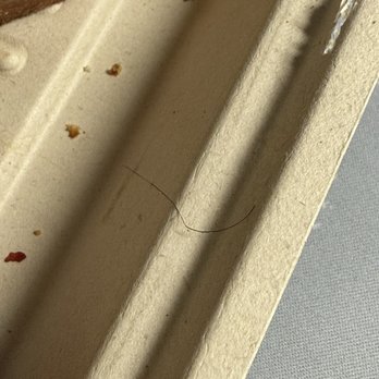 Grater Grilled Cheese - thank god i opened my sandwich up. found this nice strand of hair. ain't trying to eat someone's hair lol - American Near Me - San Diego, California Grater Grilled Cheese - thank god i opened my sandwich up. found this nice strand of hair. ain't trying to eat someone's hair lol - American Near Me - San Diego, California