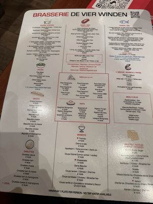 Menu photo 1 De Vier Winden Bruges, VWV