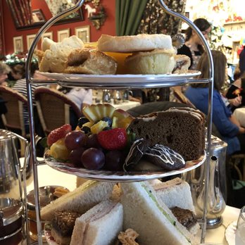 Queen Mary Tea Room - A tea tray for three people - Desserts Near Me - Seattle, Washington Queen Mary Tea Room - A tea tray for three people - Desserts Near Me - Seattle, Washington