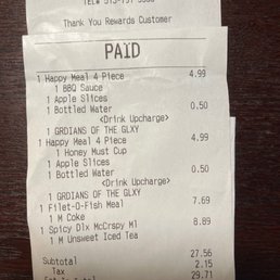 Receipt. Cost of food for a family of 4. Receipt. Cost of food for a family of 4.