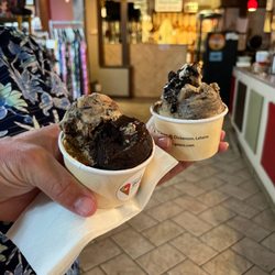 Kona Mud Pie and Chocolate Gelato