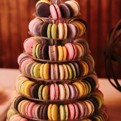 Boston Bonbon - Macaron tower for favors.