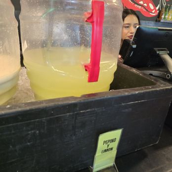 El Taco H - Agua fresca- cucumber and lime - Tacos Near Me - Denton, Texas El Taco H - Agua fresca- cucumber and lime - Tacos Near Me - Denton, Texas