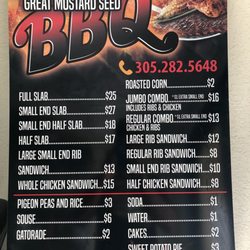 The Mustard Seed - Updated Menu 3/31/19