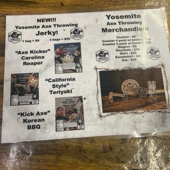 Yosemite Axe Throwing - Axe Throwing Near Me - Big Bear Lake, California