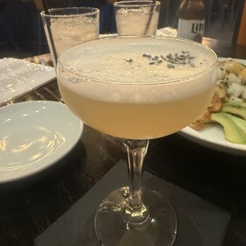 Feast - Beautiful cocktail lavender love - Steakhouses Near Me - Chesterfield, Michigan