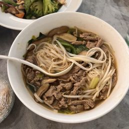 Beef Noodle Soup and Green Veggie Stir Fry Beef Noodle Soup and Green Veggie Stir Fry