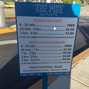 The Pike Outlets Self-Parking - Self Parking Near PF Chang. Self Parking on Monday and Tuesdays Only - Parking Near Me - Long Beach, California The Pike Outlets Self-Parking - Self Parking Near PF Chang. Self Parking on Monday and Tuesdays Only - Parking Near Me - Long Beach, California