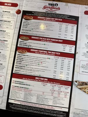 Menu photo 1 Giordano's West Des Moines, IA