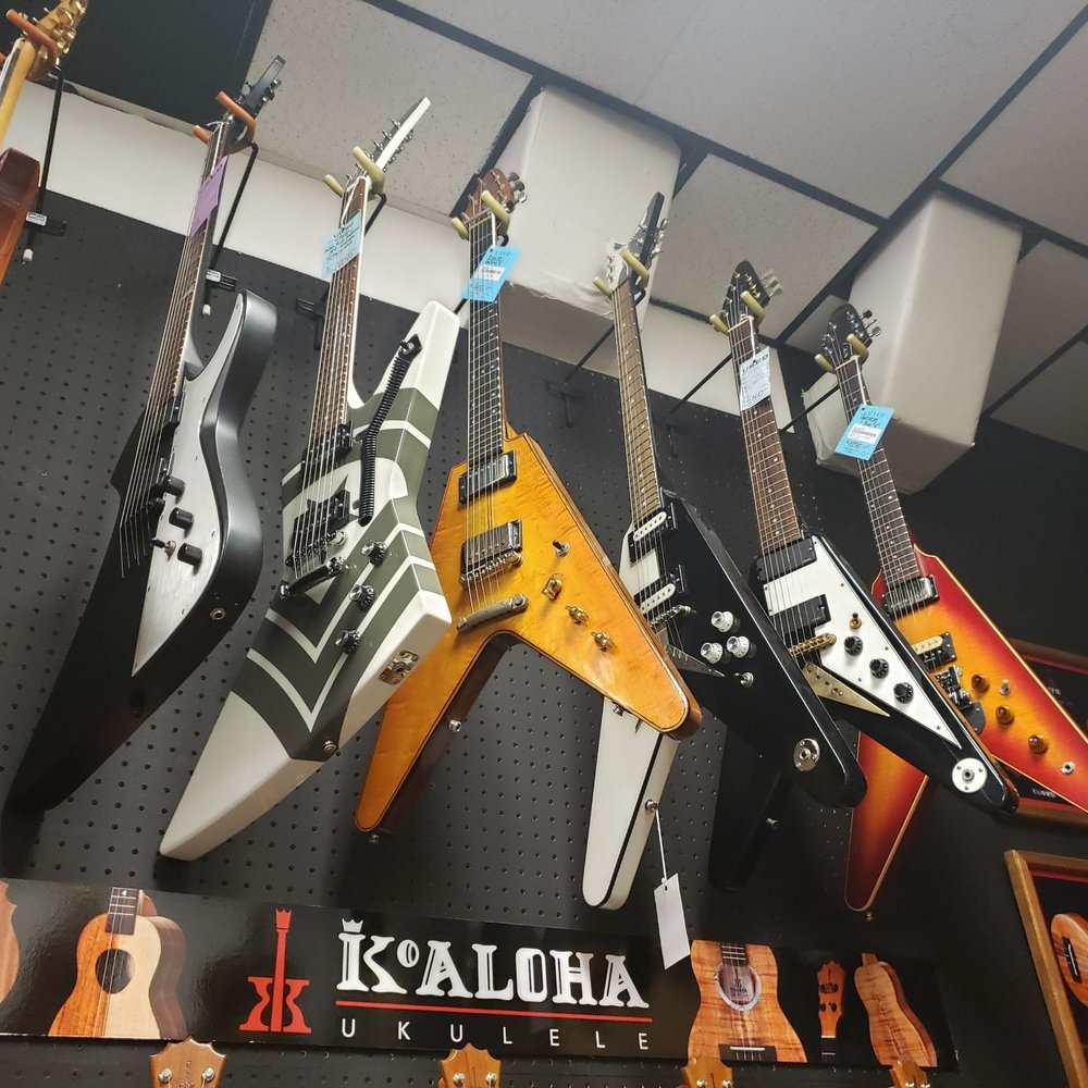 Dan's Guitars - Why not another flying v? - Musical Instruments & Teachers Near Me - Honolulu, Hawaii Dan's Guitars - Why not another flying v? - Musical Instruments & Teachers Near Me - Honolulu, Hawaii