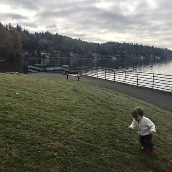 Newcastle Beach Park - Small hill next to the dock - Beaches Near Me - Bellevue, Washington