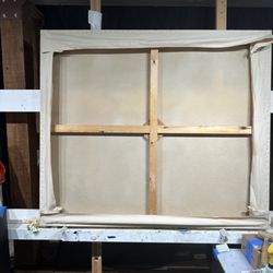 Tom Relth - Backside of a stretched canvas, Vancouver WA