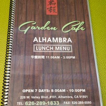 Alhambra Garden Café - Chinese Near Me - Alhambra, California Alhambra Garden Café - Chinese Near Me - Alhambra, California
