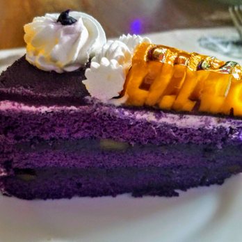 Ristorante Delle Mitre - Ube Cake w/ Mango Jelly - Spanish Near Me - Manila, NCR
