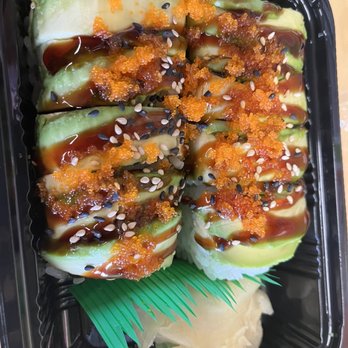 Iwa Sushi and Grill - Dragon Roll - Sushi Bars Near Me - Wenatchee, Washington
