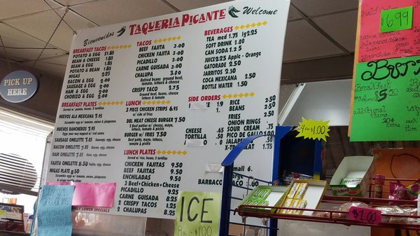 Menu photo 1 Taqueria Picante Smithville, TX Menu photo 1 Taqueria Picante Smithville, TX