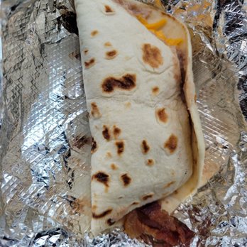 Tacos El Rodeo De Jalisco - The misleading bean and cheese with bacon taco. Not very good. - Breakfast & Brunch Near Me - San Antonio, Texas