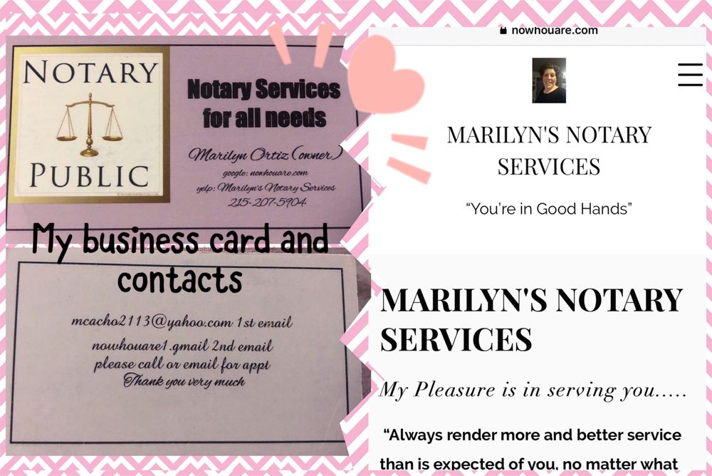 MARILYN’S NOTARY SERVICES Updated May 2024 Request a Quote 12