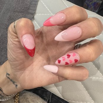 MOI Nails Studio - Ray does excellent work! Valentine's nails - Nail Salons Near Me - Los Angeles, California