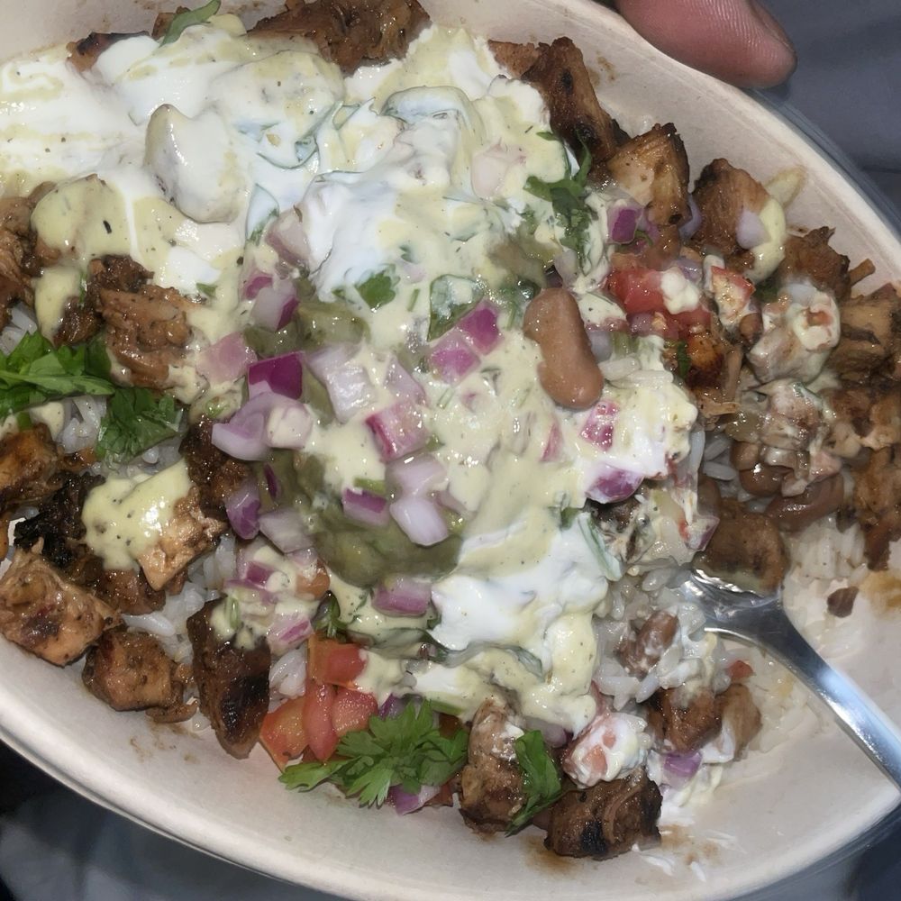 Guac Time - Hillside - White Lime Rice, Pinto Beans Honey Chipotle Chicken ,Pico De Gallo, Guacamole, Avocado Ranch Sauce - Mexican Near Me - Queens, New York Guac Time - Hillside - White Lime Rice, Pinto Beans Honey Chipotle Chicken ,Pico De Gallo, Guacamole, Avocado Ranch Sauce - Mexican Near Me - Queens, New York