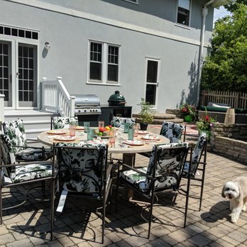 Summer Classics Home Chicago - Faded teak table with Roma chairs. - Furniture Stores Near Me - Highland Park, Illinois Summer Classics Home Chicago - Faded teak table with Roma chairs. - Furniture Stores Near Me - Highland Park, Illinois