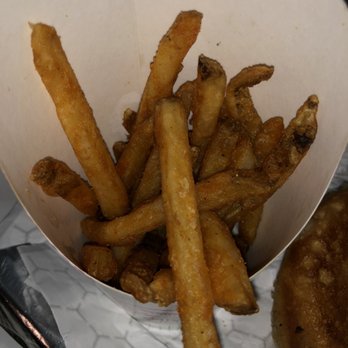 Miami Grill - Seasoned fries when I ordered sweet potato fries - Chicken Wings Near Me - Pompano Beach, Florida