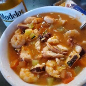 Mariscos Playa De Corales - Hot cocktail so good! - Seafood Near Me - Placentia, California