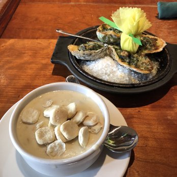 Old Ebbitt Grill - Oysters Rockefeller (GF) and New England Clam Chowder - Bars Near Me - Washington, DC, District of Columbia Old Ebbitt Grill - Oysters Rockefeller (GF) and New England Clam Chowder - Bars Near Me - Washington, DC, District of Columbia