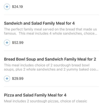 Boudin SF - Grubhub checkout process - Bakeries Near Me - Vacaville, California