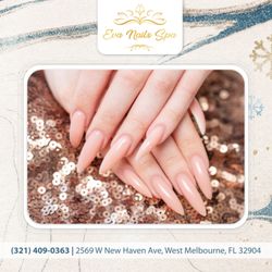 Eva Nail Spa - We offer your nails in all shapes, sizes, and colors. Our nail salon is modern and exclusive! You can get your nails done any way you like
