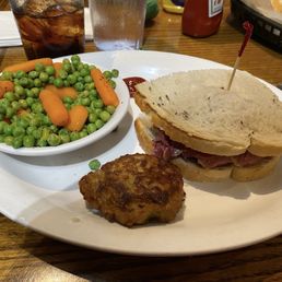 Hot Corned Beef Sandwich