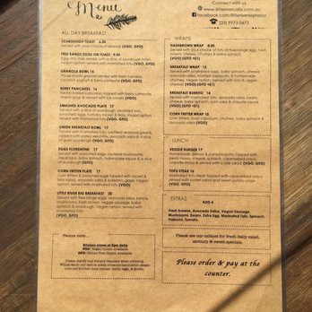 Little River - Here's the menu - Coffee & Tea Near Me - Brunswick, VIC Little River - Here's the menu - Coffee & Tea Near Me - Brunswick, VIC