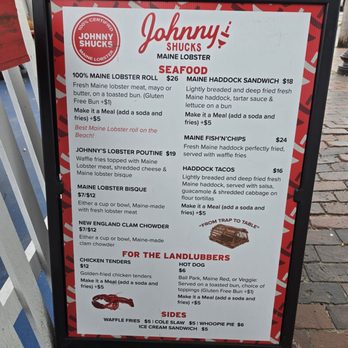 Johnny Shucks - Seafood Near Me - Old Orchard Beach, Maine