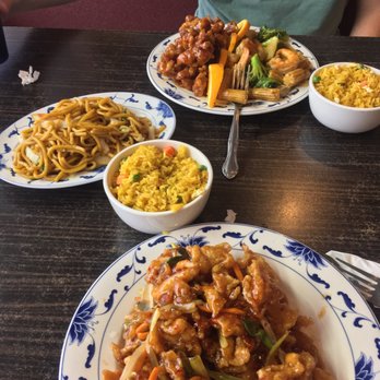 Asian Garden - plates of food on a table - Asian Fusion Near Me - Trenton, Georgia