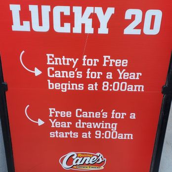 Raising Cane's Chicken Fingers - Opening Day Promo - Fast Food Near Me - Miami, Florida Raising Cane's Chicken Fingers - Opening Day Promo - Fast Food Near Me - Miami, Florida