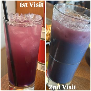 Must be Thai - Left is the lemonade I received during my first visit, the Right is what I received @ my 2nd visit. Drinks are inconsistent! - Thai Near Me - San Jose, California Must be Thai - Left is the lemonade I received during my first visit, the Right is what I received @ my 2nd visit. Drinks are inconsistent! - Thai Near Me - San Jose, California