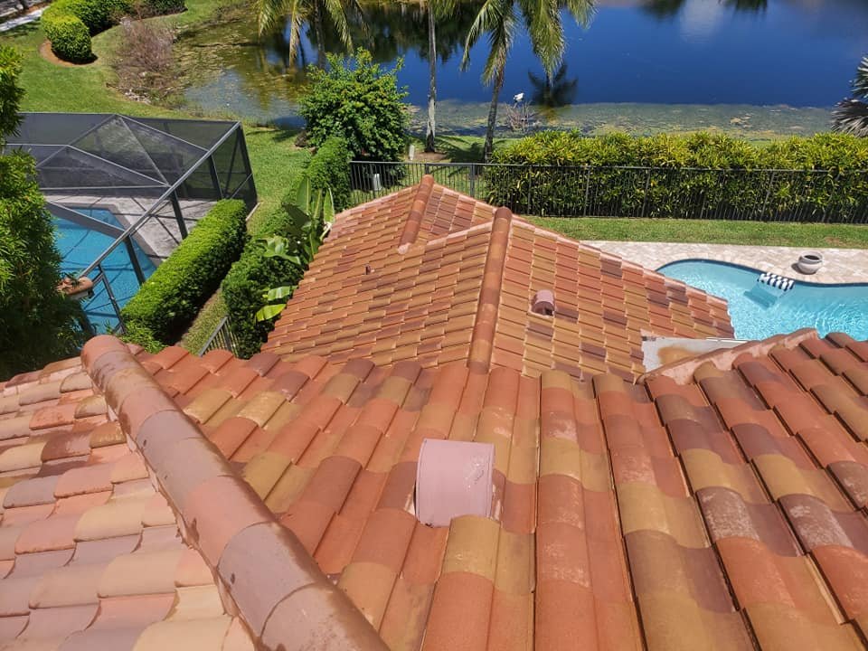 Slide of Zero Pressure Roof Cleaning