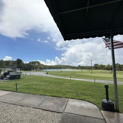 Heritage Isles Golf and Country Club - Back covered patio by the putting green